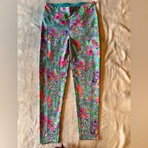 Lilly Pulitzer Weekender Luxletic High Rise Woman’s Size L Leggings